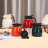 Modern Stainless Steel Insulated Kettle Intelligent Temperature Display New Handle for Home Office Use Tea-Water Separation