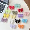 Solid Color Bow Mobile Phone Airbag Bracket Paste Retractable Ring Girl Desktop Drama Support