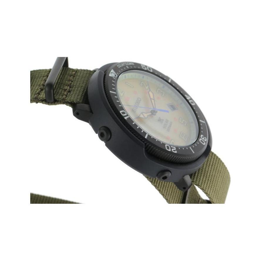 Seiko Canned Sports Diving Watch Quartz Movement Nylon Strap Yellow Dial Men watches SBDJ029J