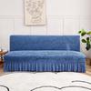 Amazon English Version Armless Sofa Bed Skirt Cationic Winter Thickened Sofa Cover