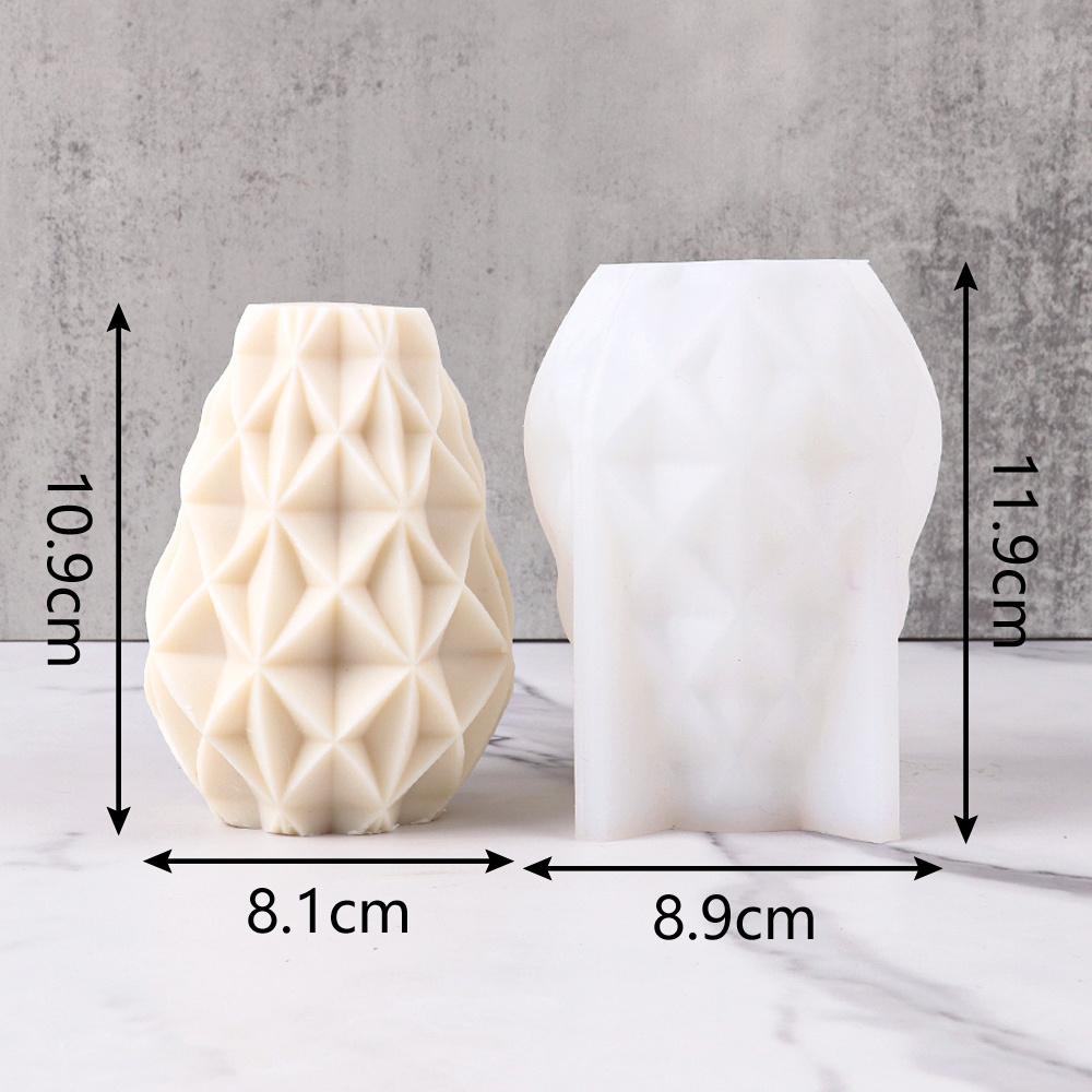 DIY Candle Silicone Mold Making irregular Geometric Waves Mould 3D Shape Resin Epoxy for Handmade Soap Craft Moulds Home Decor