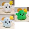 Charming Ghost Plush Backpack Accessory In Various Colors Soft And Cute Short Plush Toy