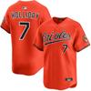 Felpa con cappuccio da baseball ricamata Baltimore Orioles City Edition da uomo - Scollo a V Vestibilità larga Abbigliamento sportivo Abbigliamento casual