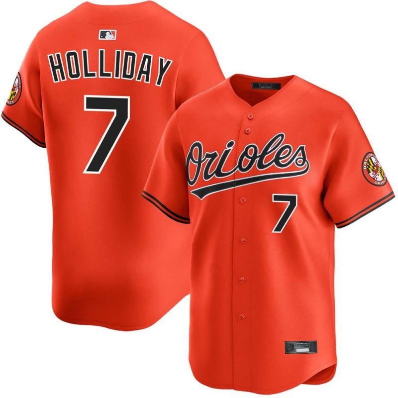 Felpa con cappuccio da baseball ricamata Baltimore Orioles City Edition da uomo - Scollo a V Vestibilità larga Abbigliamento sportivo Abbigliamento casual