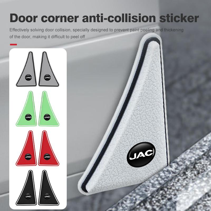 2pcs Car Door Corner Anti-Collision Sticker Protective Covers For JAC S2 J3 Board JS2 S3 JS3 J2 S5 T8 Refine J5 J6 J7 J4