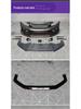 15-21 Civic FK8 Tenth Gen VS Style Full Body Kit: Front Bumper Lip, Side Skirts, Corner Caps