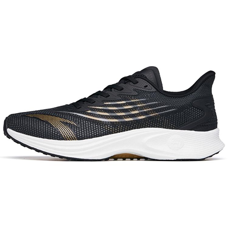 

new Anta MACH 2.0 Nitrogen Technology Durable Breathable Low Top Running Shoes Men s Black 40.5