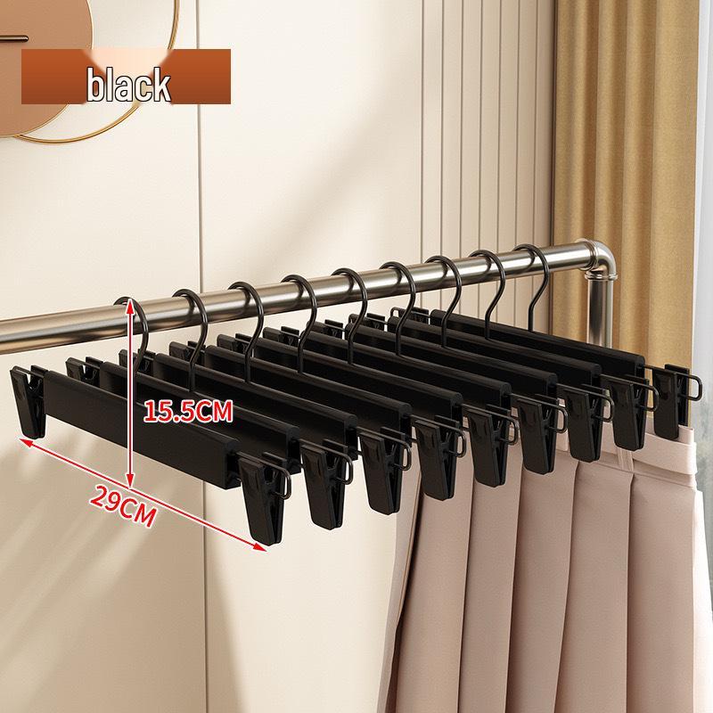 Non-Slip Double-Position Thick Plastic Clothes & Coat Hanger for Bedroom Storage