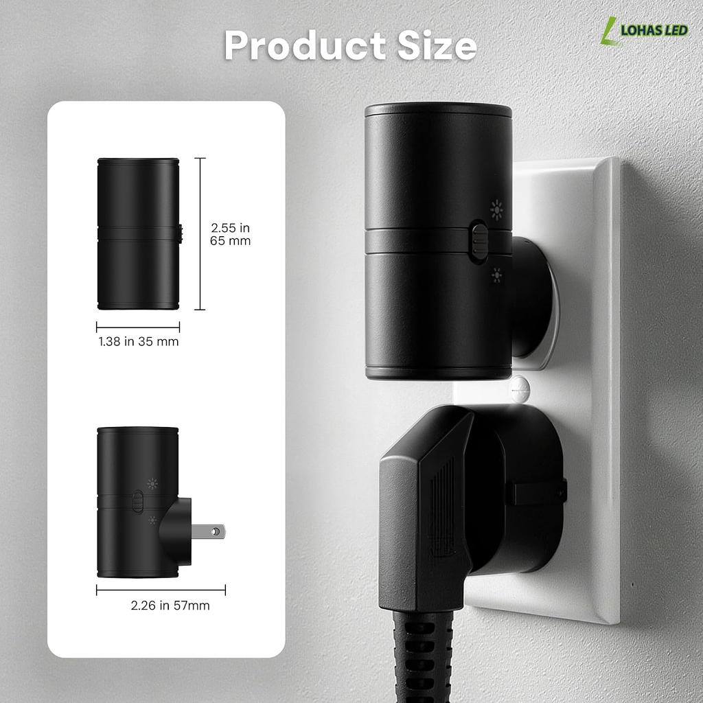 L LOHAS LED Night Light, Night Lights Plug into Wall, Dimmable Nightlights
