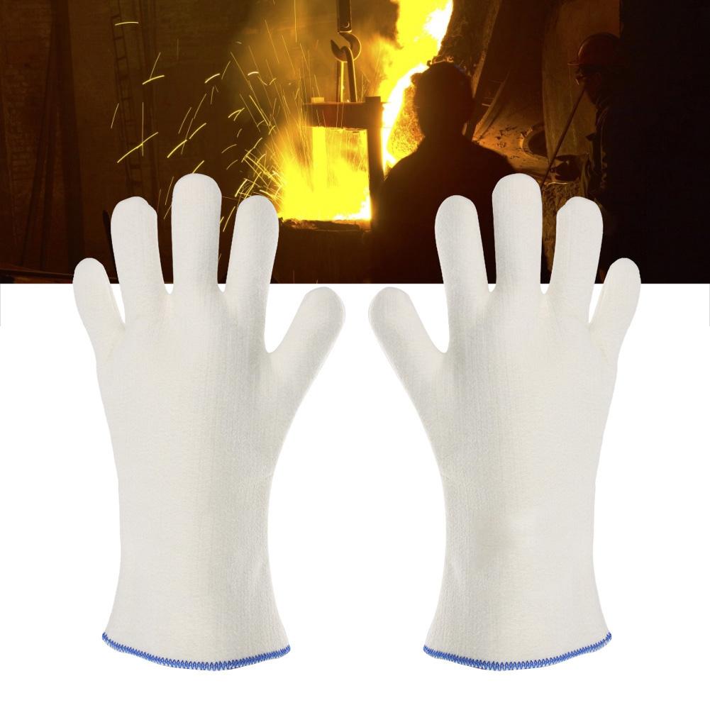 300 Degree Industrial Heat Insulating Fire Resistant Gloves Protective Gloves