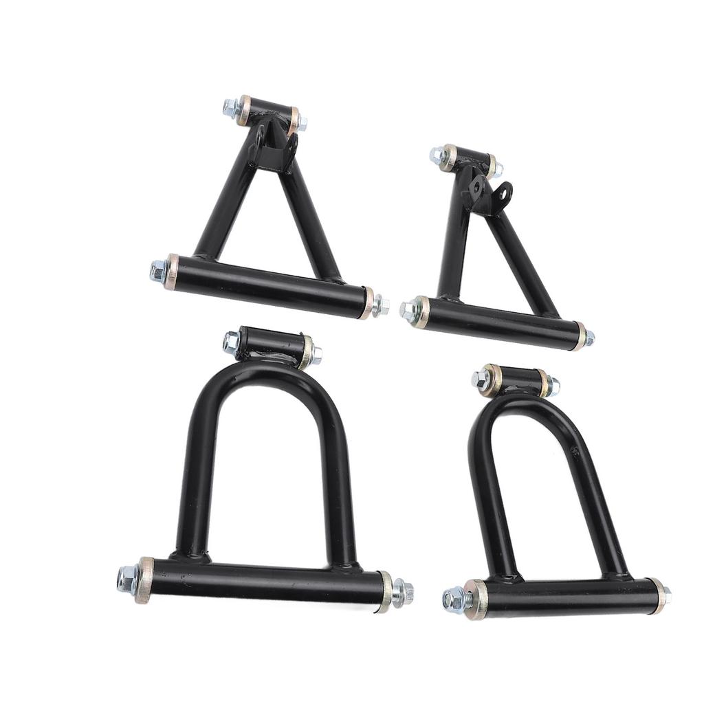 6 Inch Front Suspension Shock Swing Arm Kit Metal Swing Arm Assembly for 100cc 150cc 200cc 4 Wheels Quad Bike Go Kart