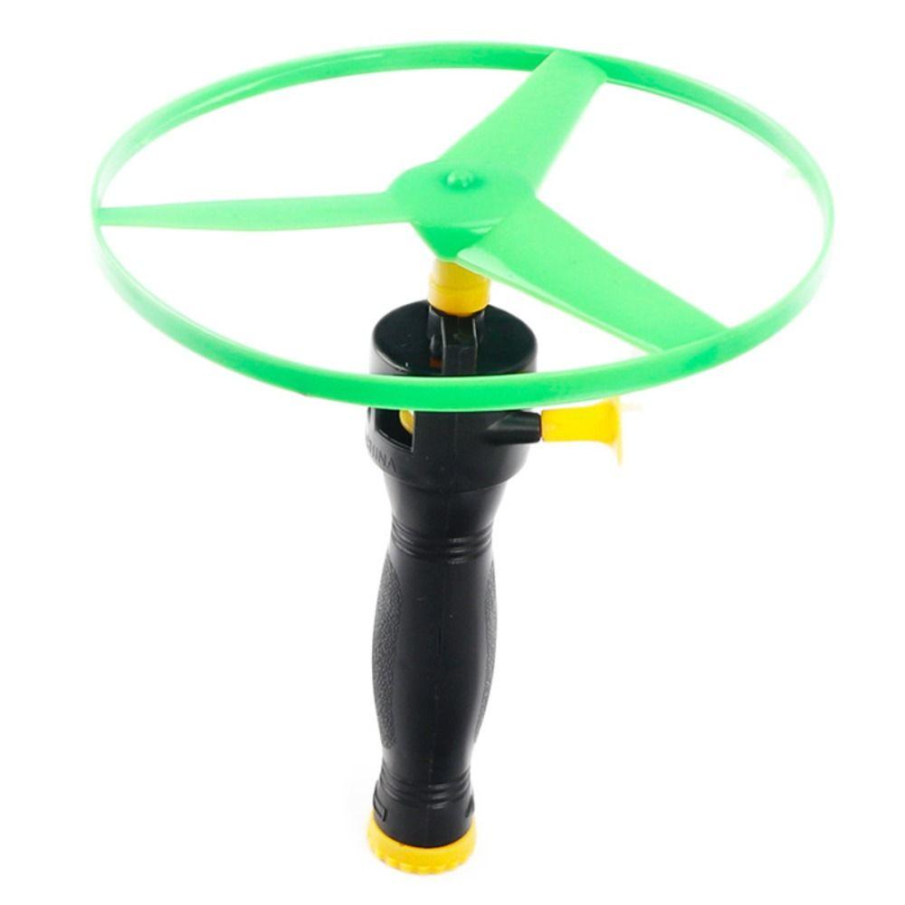 Pull String Propeller Helicopter Outdoor Toys Pull String Flying UFO  Children Gifts