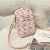 Retro printed shoulder bag new women's bag bag women's high-end mobile phone bag