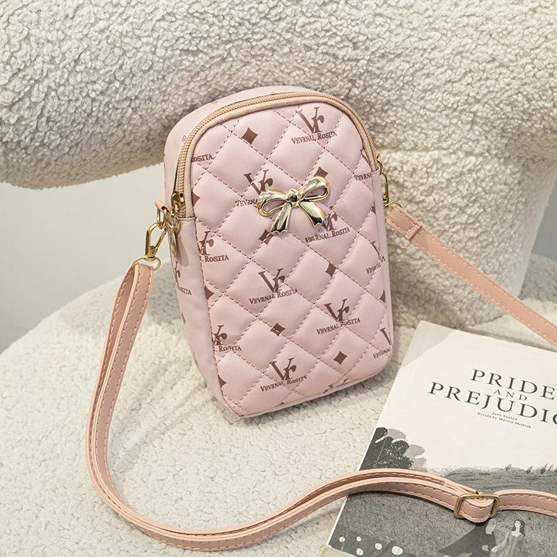 Retro printed shoulder bag new women's bag bag women's high-end mobile phone bag