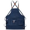 Cross-Border E-commerce Multi-Purpose Thick Canvas Apron for Kitchen, Painting, and Cooking with Custom Logo