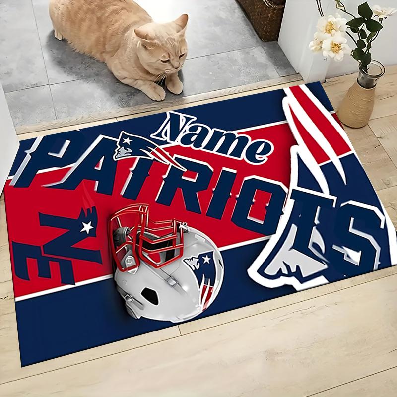 Custom Name Rams Helmet Print Carpet Rug Customizable Soft Washable Anti-Slip Home Living Room Sofa Mats Personalized Rug. 0909421