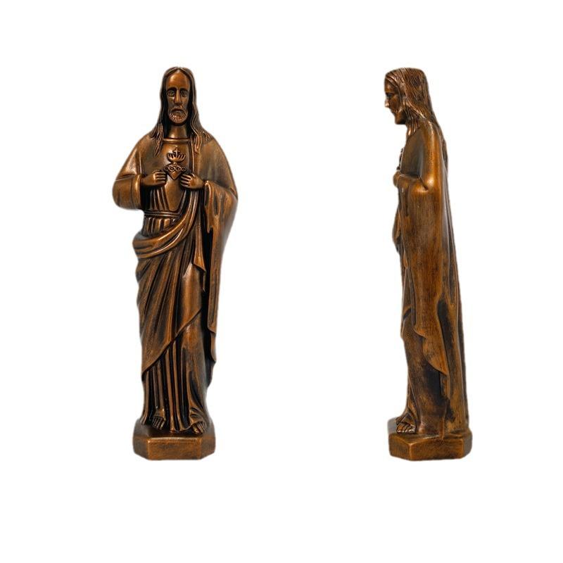 Joseph Christ The Redeemer Statue Jesus Figurine Resin Christ Figure Christian Catholic Religious Decoration Home Desk Crafts