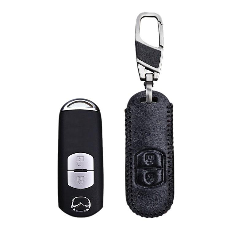 Oryginalne skórzane etui na klucze Mazda Axela do Atenza, CX5, CX4