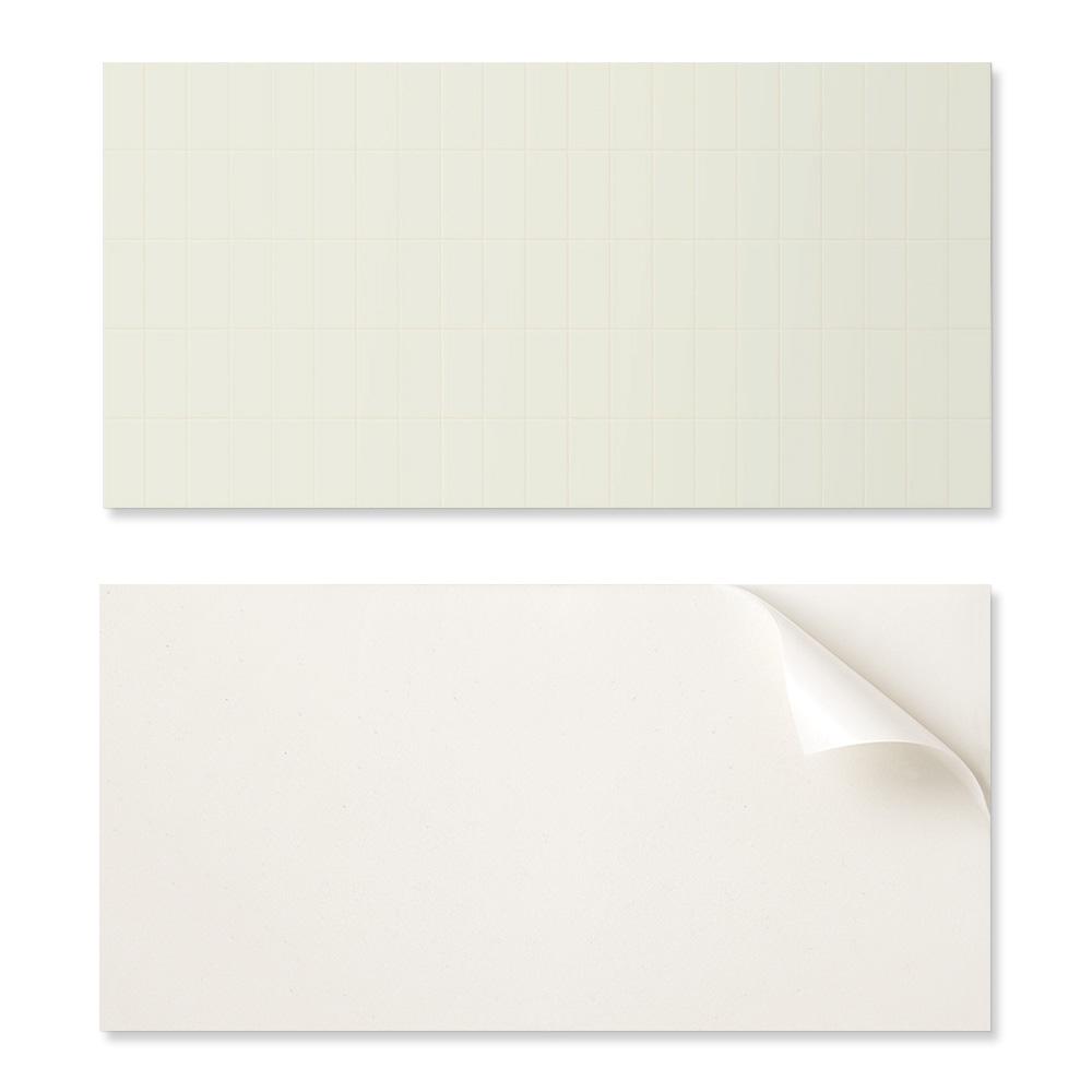 Decorative Self-Adhesive Vinyl Wall Panel 100x50 cm Fashionable Vertical Tiles