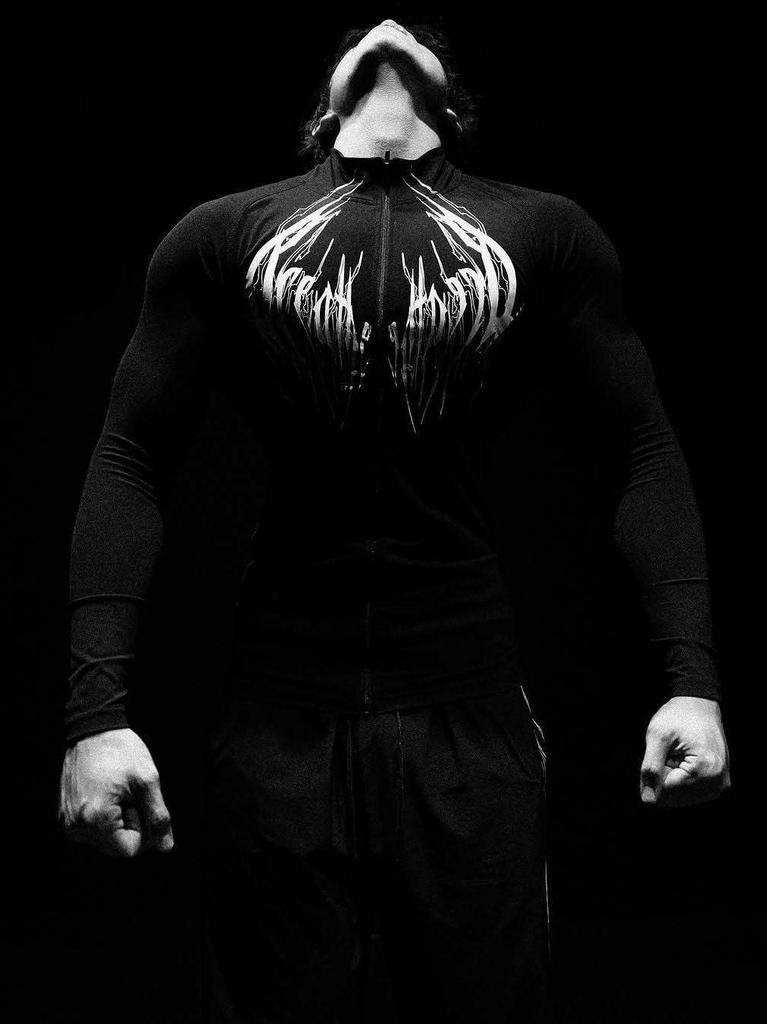 Breathedivinity 2025 Men's Quick-Dry Compression Tights & Zipper Training Jacket