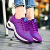 (New) Size Women's Shoes Spring New Front Lace-up Casual Sports Shoes Heightening Air Cushion Shoes Rocking Shoes Women