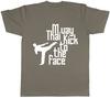 Muay Thai Kick To the Head Unisexs Unisexs Ladies Unisex TShirt