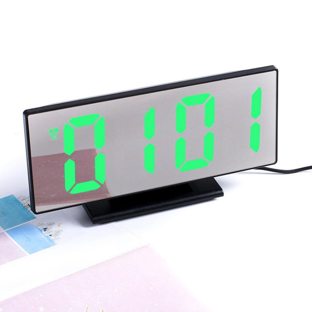 Electronic Watch Desk Digital  Alarm Moment Bedroom Decoration Table And Accessory Smart Hour Led Awakening Light Consumer