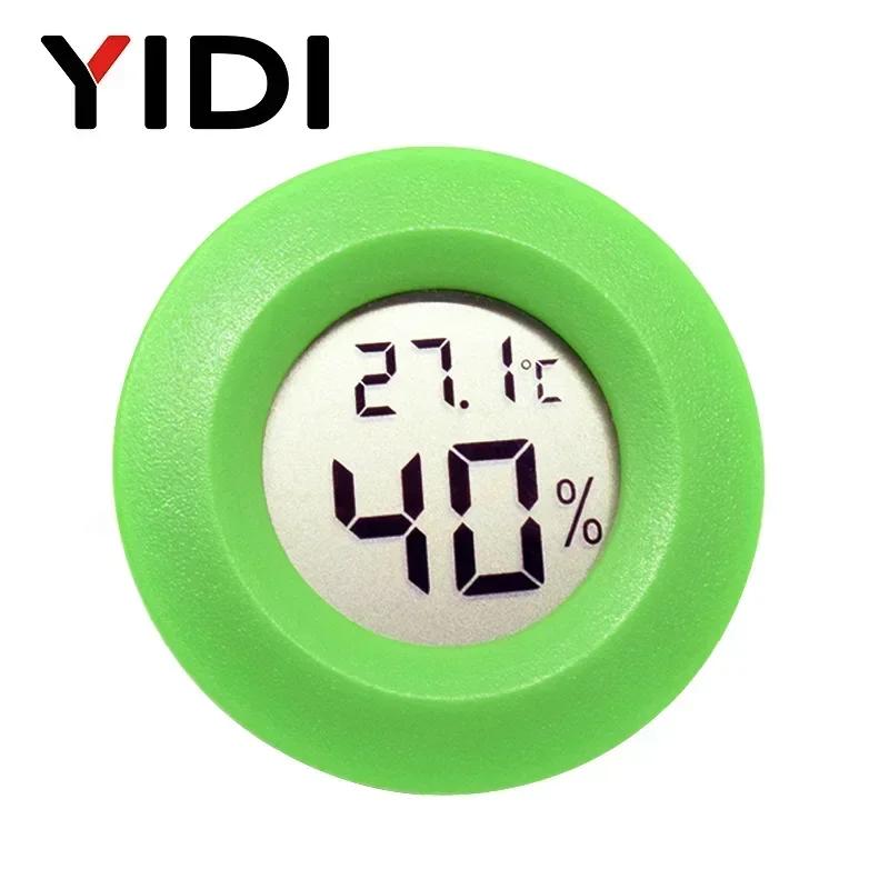 Mini Digital LCD Thermometer Hygrometer Gauge Freezer Tester Temperature Sensor Humidity Meter Detector Monitor Indoor Pet Car