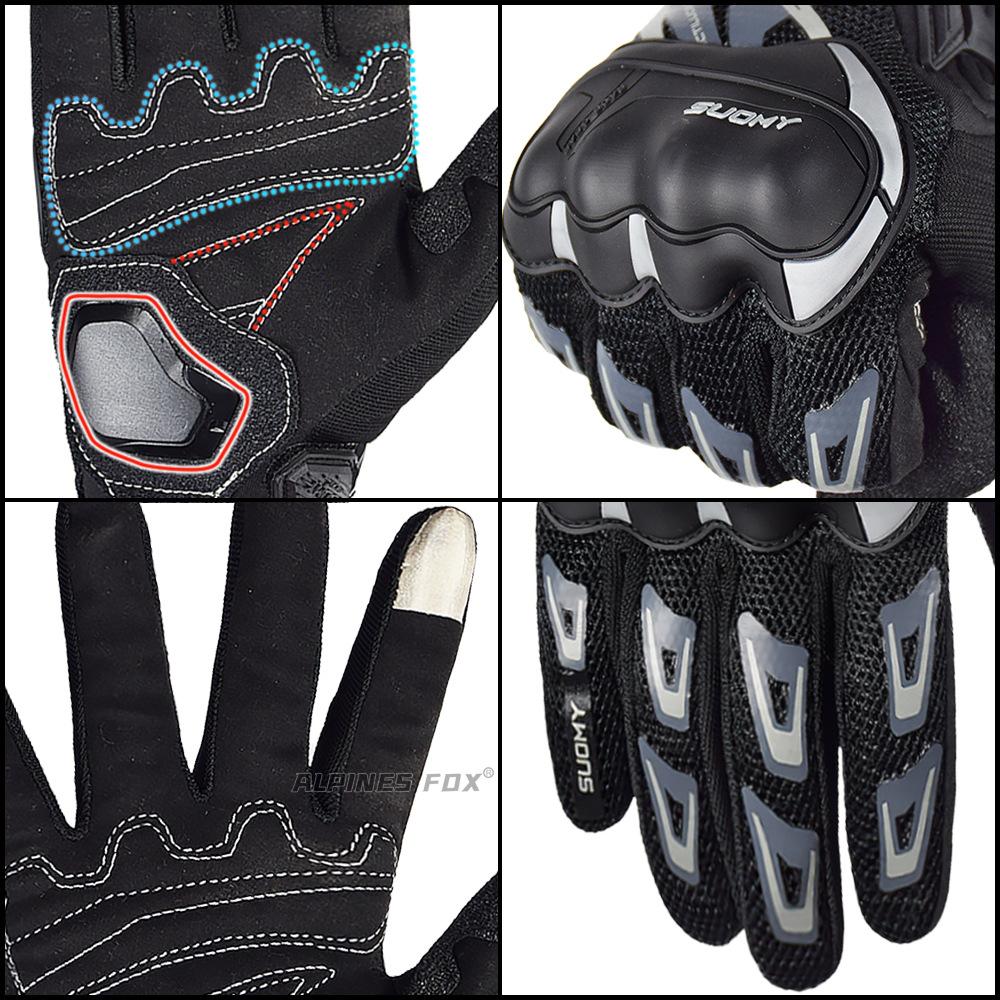 Motorcycle touchscreen gloves