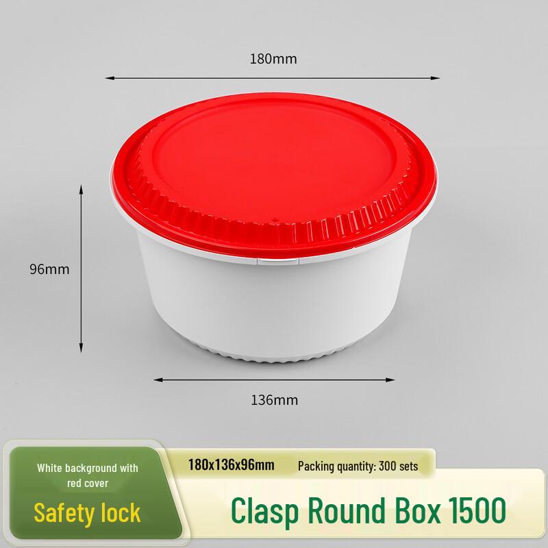 Shixun Disposable Food Containers with Locking Lids