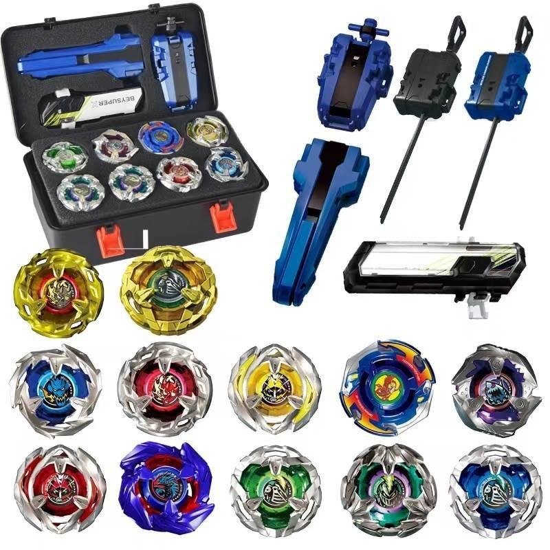 Hit Battle Toy for Kids - Hurricane CX Burst Beyblade Set, Complete with Attack Battle Plate and Launcher