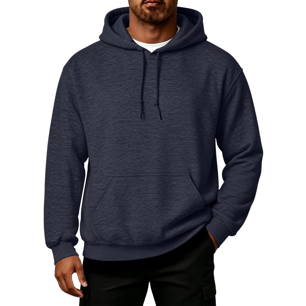 Men's Casual Loose Fit Hoodie for Fall and Winter