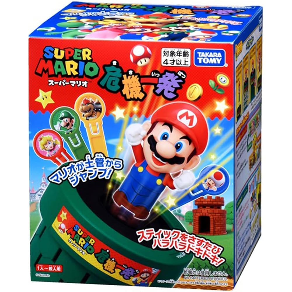 Takara Tomy Super Mario Board Game Strategy Fun for Family and Friends