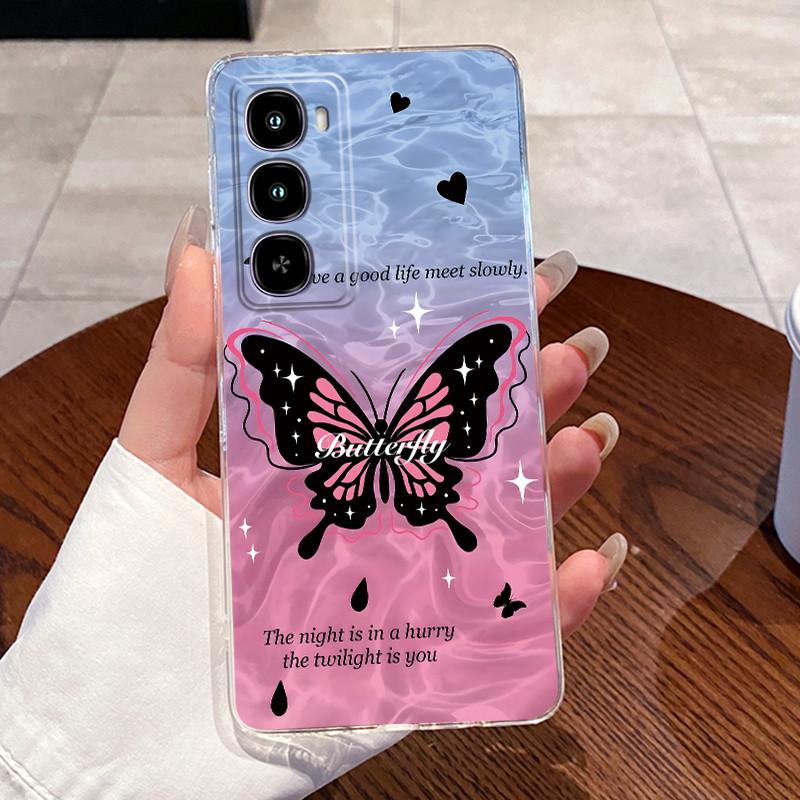 Casing For Itel City 100 / Itel C671L Phone Case Clear Soft TPU Silicone Back Cover Aesthetic Fashion Cute Cat Astronaut Cases