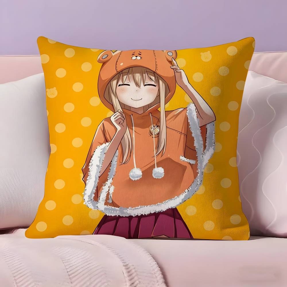 Anime Himouto Umaru Chan Doma Umaru Pillow Case Pillowcase Ultra Soft Skin Friendly Fabric Cloud Like Comfort & Concealed Zipper