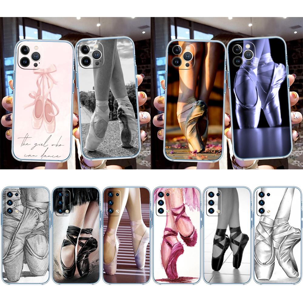 UP12 Ballet Pointe Shoes Ballerina Case for LG K22 K30 K40 K41 K42 K50 K50S K51 K51S K52 K61 K62 K71 K92 Q60 Q61 V40 V50 V60