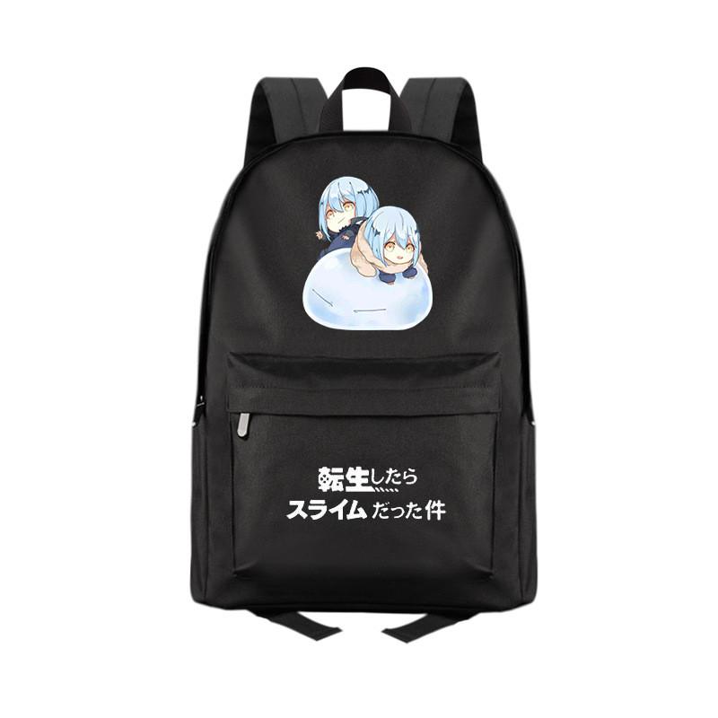 That Time I Got Reincarnated As A Slime Anime Backpack With Breathable Canvas For Casual Travel And School Use