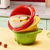 Vertical Fruit-Shaped Draining Basket - Cute, Thickened Kitchen Storage for Home Use
