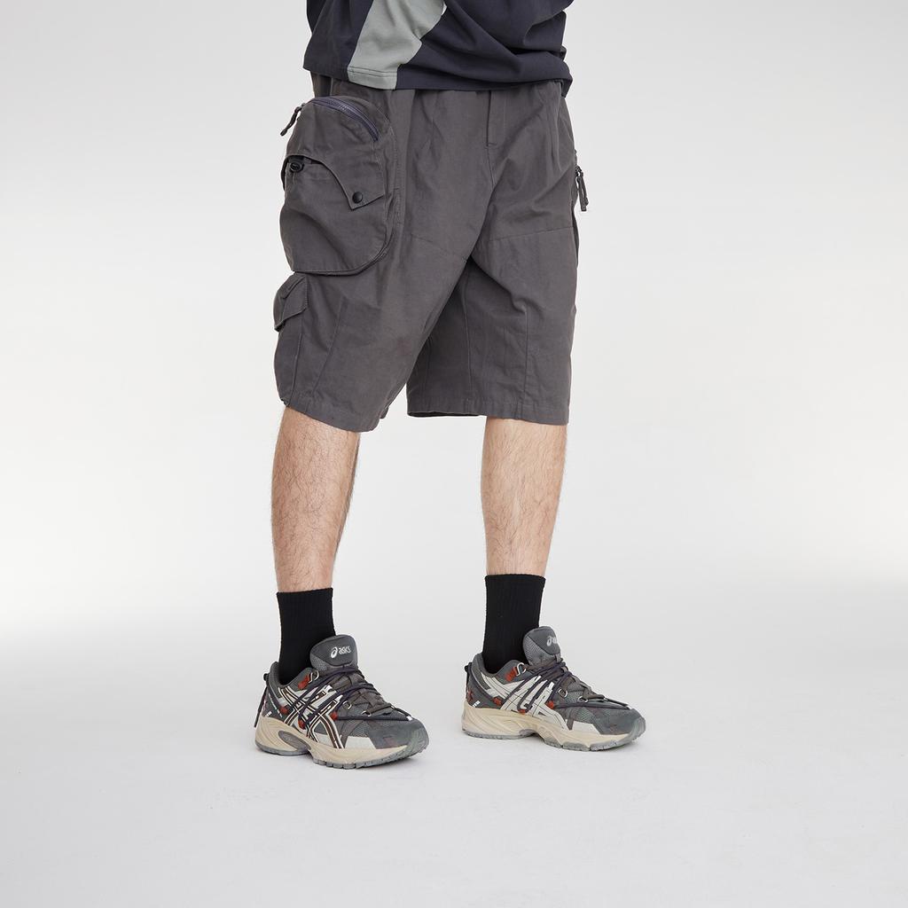 Neu Asics Gel Kahana TR Gedämpfte Rutschfeste Abriebfeste Atmungsaktive Low-Top Laufschuhe Unisex Dunkelgrau