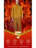 Cowhide Welding Suit: Yellow Anti-Scald, Wear-Resistant, Flame Retardant, Anti-Spatter Protective Gear