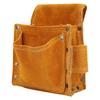 Wearable Tool Waist Bag Multifunctional Tool Storage Toolkit Durable Leather Tool Pouch  For Hammer