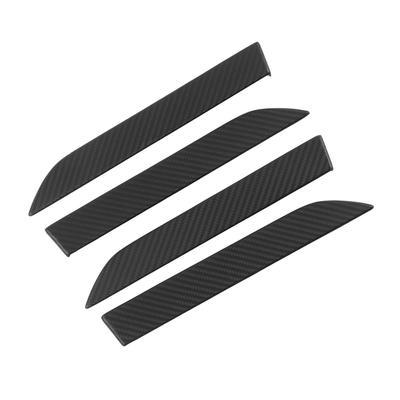 4Pcs Side Door Handle Decor Dry Carbon Cover Trim Fit for 2016‑2021