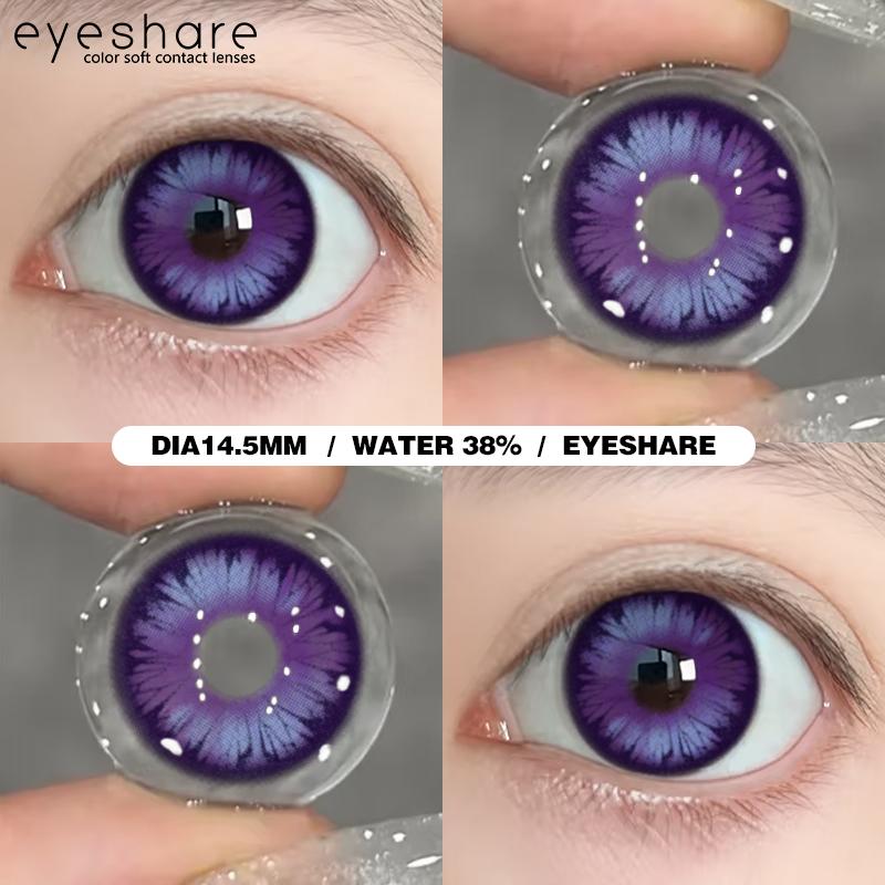 

Аніме Червоні Косплей Кольорові Контактні Лінзи для Очей 2 Шт. Кольорові Контактні Лінзи Річні Хелловін Лінзи Фіолетові Очні Лінзи