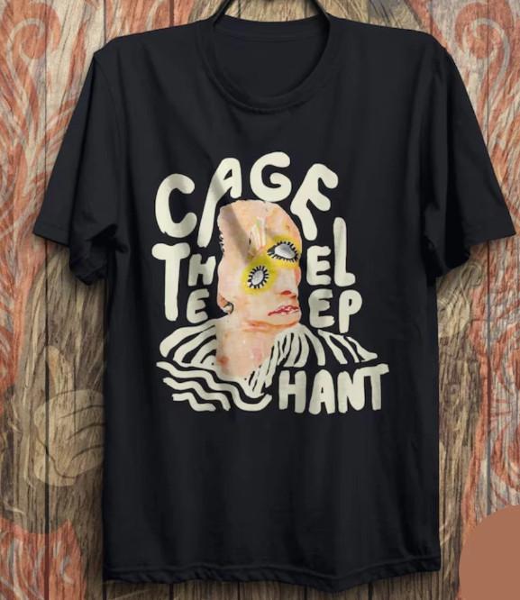 Cage The Elephant Band Melophobia T-Shirt Cage The Elephant Shirt XL
