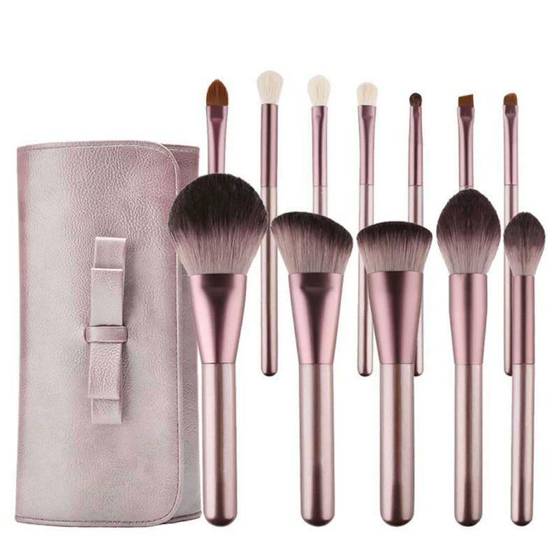 

12-Piece Soft Bristle Makeup Brush Set for Beginners - Includes Foundation, Concealer, Eyeshadow & More