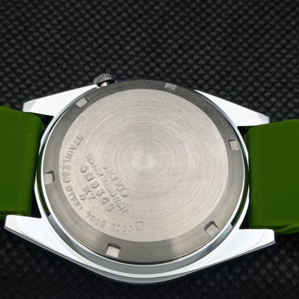 REFURBISHED VINTAGE SEIKO 5 AUTOMATIC JAPAN MENS D/D GREEN WATCH 603-a313722-9 SKU603-a313722