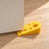 Jijijing 3D-gedruckter Käse-Türstopper, Rutschfester Türstopper, Stabile Keilbasis, Schützt Wände Möbel, Kreativer Türstopper für Schlafzimmer Wohnzimmer