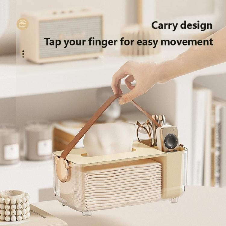 Space Saving Tabletop Tissue Box Container With Concealed Storage Protective Lid For Small Items And Accessories