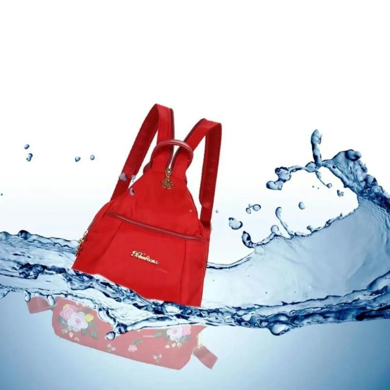 Wasserdichte Oxford Frauen Rucksack Mode Lässig Stickerei Tasche Designer Weibliche Große Kapazität Reise Handtasche Einkaufen Knöpfe