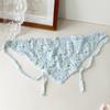 Triangle Crochet Headband Handmade Flower Headscarf Knitted Headscarf Hat  Beach Photography